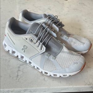On Women’s Cloud 5 Light Gray Athletic Shoes